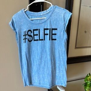 Fifth Sun Blue #SELFIE Tee Medium